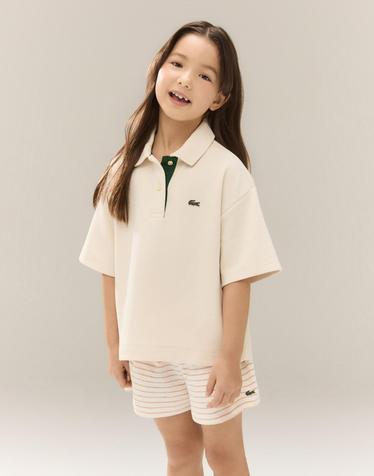 [라코스테 공식] 키즈 루즈핏 반팔 폴로셔츠 PJ0977-56G XFJ