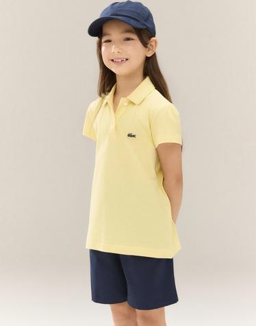 [라코스테 공식] 키즈 피케 퍼프 슬리브 폴로셔츠 PJ0953-56G 107