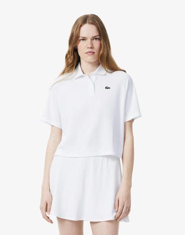 [라코스테 공식] 여성 트레이닝 크롭 폴로 PF8876-56N 001