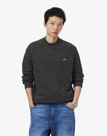 [라코스테 공식] 남성 방모 크루넥 풀오버 AH2916-56N 050