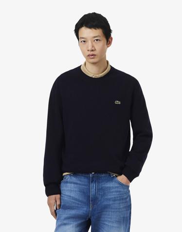 [라코스테 공식] 남성 방모 크루넥 풀오버 AH2916-56N 166