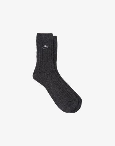 [라코스테 공식] 여성 케이블 울 중목 양말 RA152E-56N 050