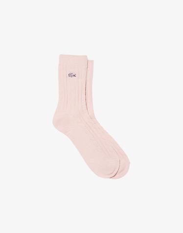 [라코스테 공식] 여성 케이블 울 중목 양말 RA152E-56N ADY