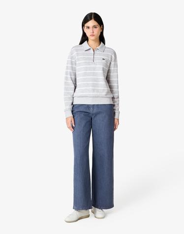 [라코스테 공식] 여성 세미와이드 데님라이크 팬츠 HF609E-56N 36L