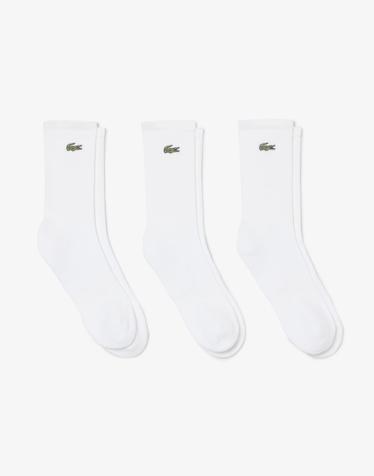 [라코스테 공식] 남성 유니섹스 코어 퍼포먼스 크루 삭스 3P 번들 RA9192-56N 001