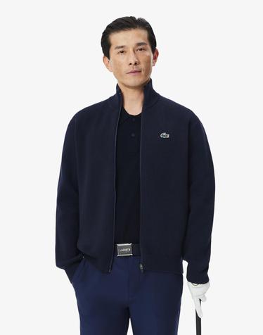 [라코스테 공식] 남성 골프 조직감 풀집업 가디건 AH4811-56N 166