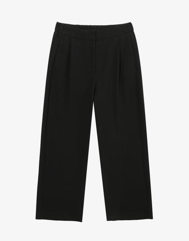 [라코스테 공식] 여성 와이드핏 플란넬 턱팬츠 HF711E-56N 031
