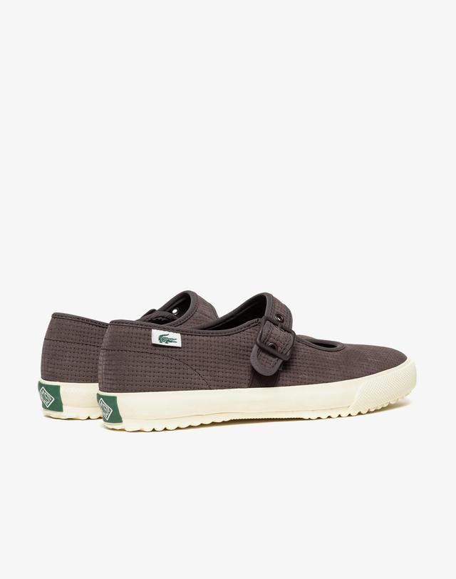 라코스테 [라코스테 공식] 여성 Backslam MJ 레더 스니커즈 RZ7135W56G ARP 착용컷
