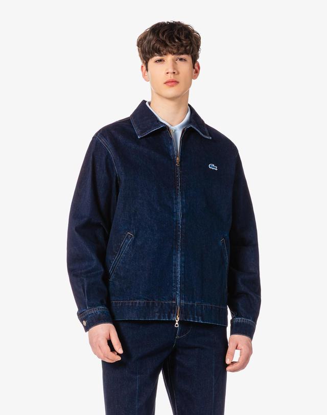 라코스테 [라코스테 공식] 남성 JP 데님 집업 자켓 BH9438-56G 3GF 착용컷