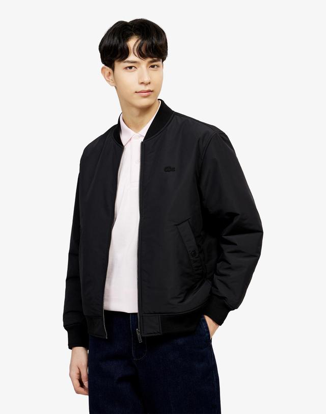 라코스테 [라코스테 공식] 남성 리버시블 MA-1 BH850E-56G 031 착용컷