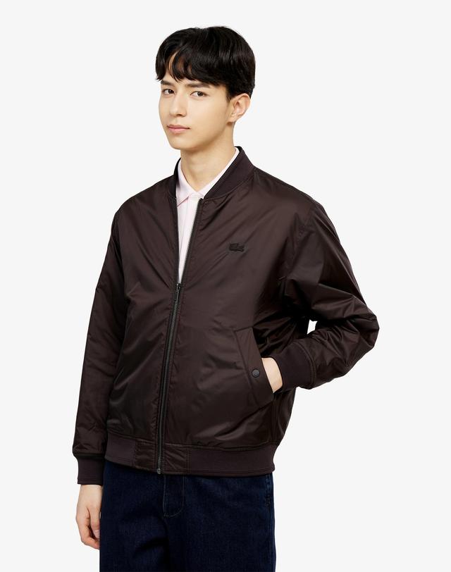 라코스테 [라코스테 공식] 남성 리버시블 MA-1 BH850E-56G 031 착용컷