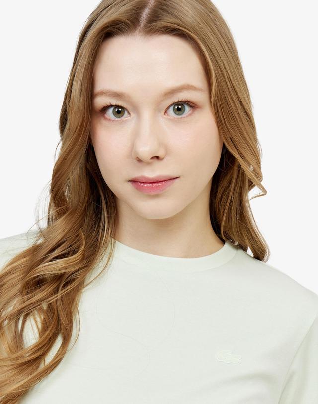 라코스테 [라코스테 공식] 여성 베이직 티셔츠 TF791E-56G BIC 착용컷