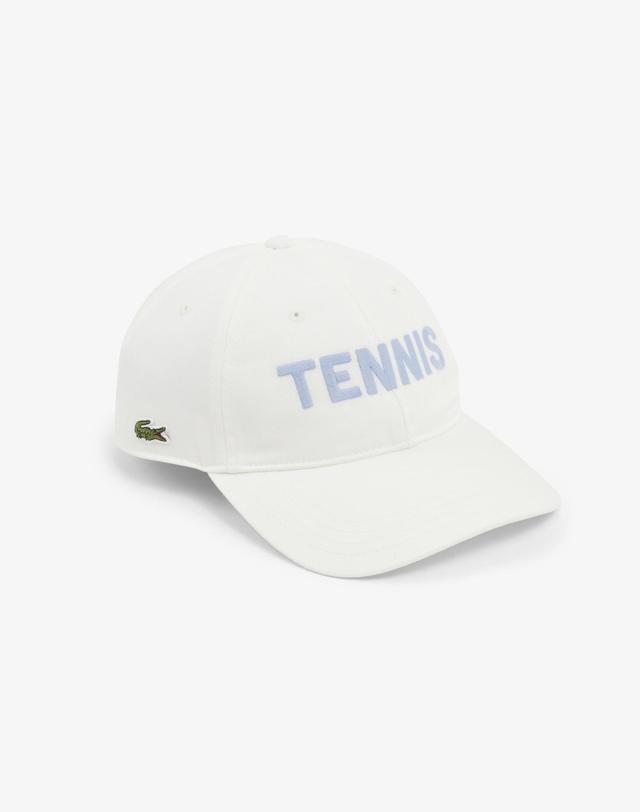 라코스테 [라코스테 공식] 공용 TENNIS 자수 레터링 볼캡 RK2634-56G 7KF 착용컷