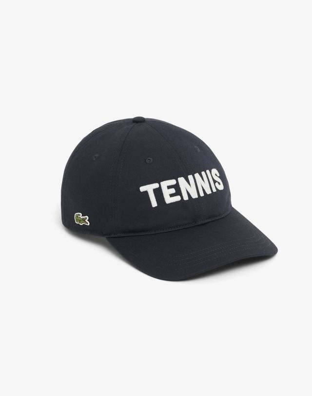 라코스테 [라코스테 공식] 공용 TENNIS 자수 레터링 볼캡 RK2634-56G 7XI 착용컷