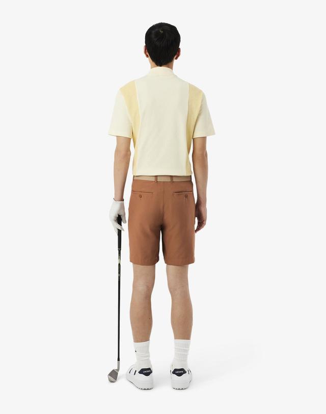 라코스테 [라코스테 공식] 남성 골프 베이직 버뮤다 팬츠 FH7396-56G LFA 착용컷