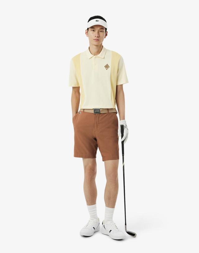 라코스테 [라코스테 공식] 남성 골프 베이직 버뮤다 팬츠 FH7396-56G LFA 착용컷