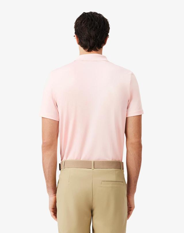 라코스테 [라코스테 공식] 남성 퍼포먼스 베이직 반팔 폴로 셔츠 DH3189-56G T03 착용컷