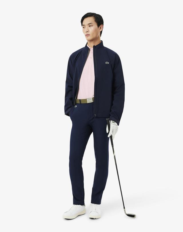라코스테 [라코스테 공식] 남성 골프 AOP 반팔 폴로 셔츠 DH4825-56G T91 착용컷