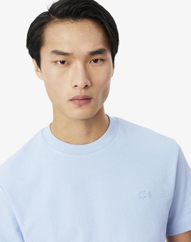 라코스테 [라코스테 공식] 남성 크레이프 반팔 티셔츠 TH1979-56G HBA 착용컷