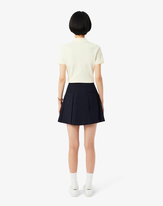 라코스테 [라코스테 공식] 여성 플루이드 피케 스커트 JF0559-56G HDE 착용컷