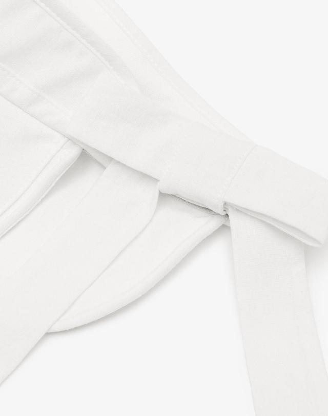 라코스테 [라코스테 공식] 여성 와이드 골프 리본 선바이저 RK350E-56G 001 착용컷