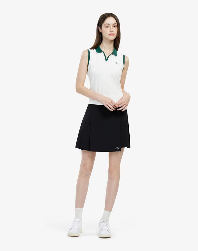 라코스테 [라코스테 공식] 여성 골프 버뮤다 팬츠 FF960E-56G 031 착용컷