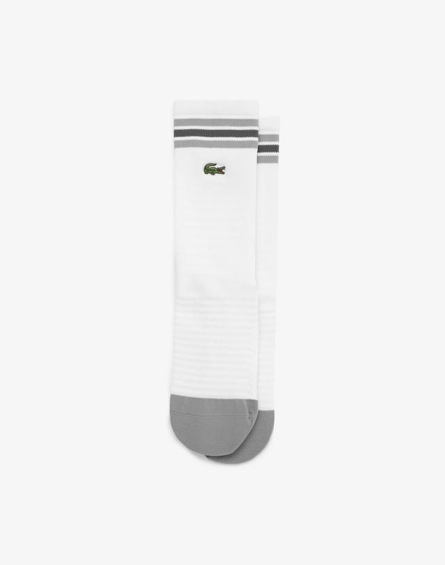 라코스테 [라코스테 공식] 공용 라이트핏 러닝 삭스 RA135E-56G 2종 택1 착용컷