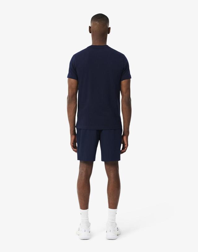 라코스테 [라코스테 공식] 남성 트레이닝 기본 쇼츠 GH7452-56N 166 착용컷