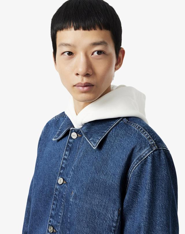 라코스테 [라코스테 공식] 남성 데님 셔켓 CH3779-56N MK9 착용컷