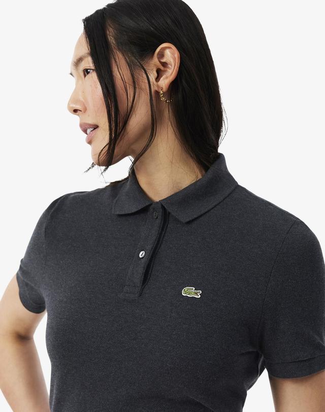 라코스테 [라코스테 공식] 여성 베이직 레귤러핏 폴로셔츠 PF7839-56N EL6 착용컷