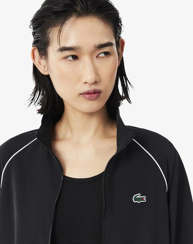 라코스테 [라코스테 공식] 여성 트레이닝 크롭 점퍼 BF6598-56N 258 착용컷