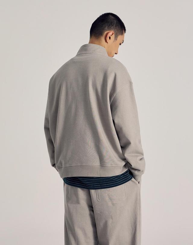 라코스테 [라코스테 공식] 남성 워싱 반버튼넥 풀오버 SH360E-56N I18 착용컷