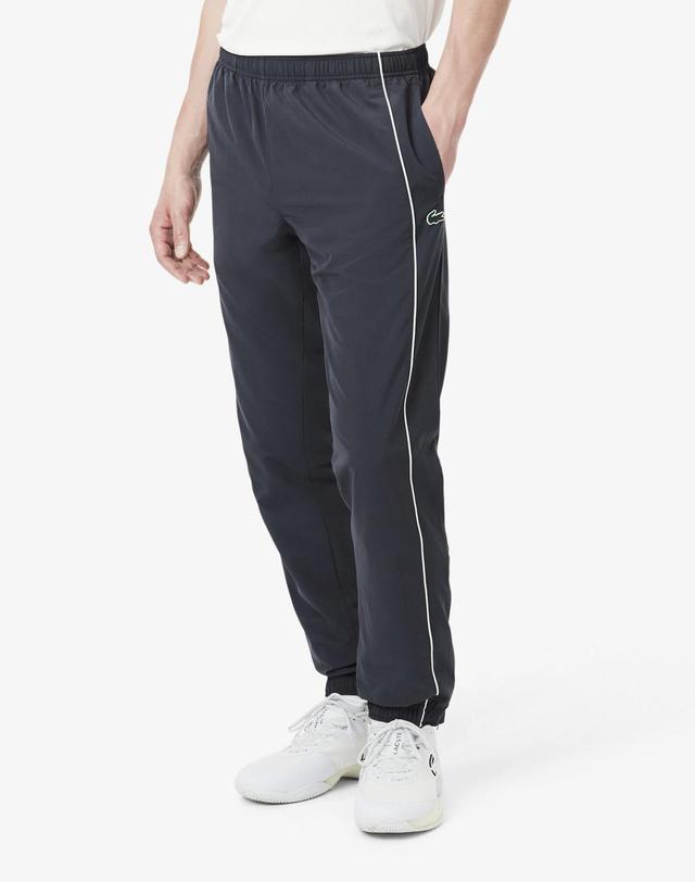 라코스테 [라코스테 공식] 남성 트레이닝 라인 트랙팬츠 XH6581-56N 1PZ 착용컷