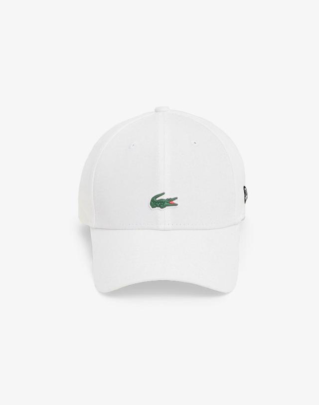 라코스테 [라코스테 공식] 남성 유니섹스 뉴에라 콜라보 9FORTY 골프 캡 RK7305-56N 001 착용컷