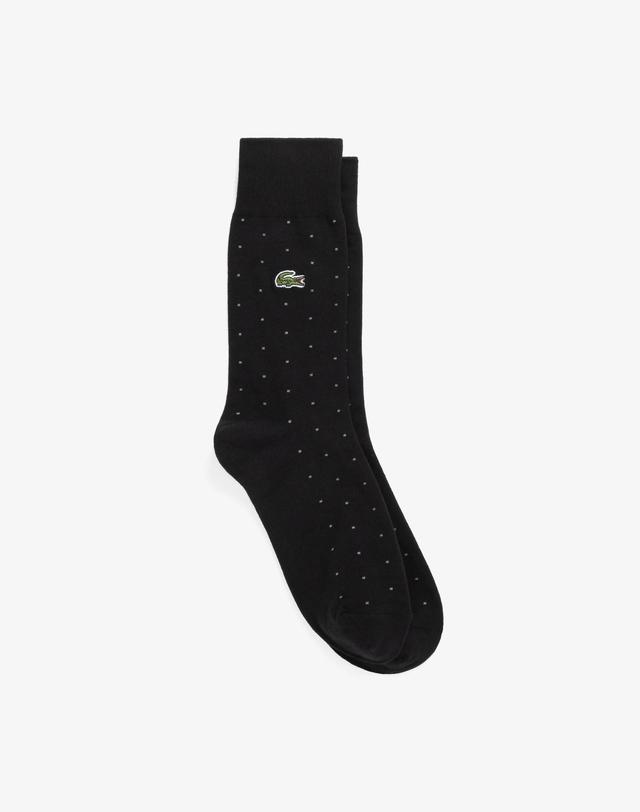 라코스테 [라코스테 공식] 남성 도트 신사 양말 L3800-56N 3종 택1 착용컷
