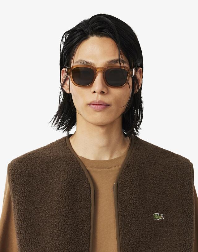 라코스테 [라코스테 공식] 남성 쉐르파 베스트 BH8670-56N Z7X 착용컷