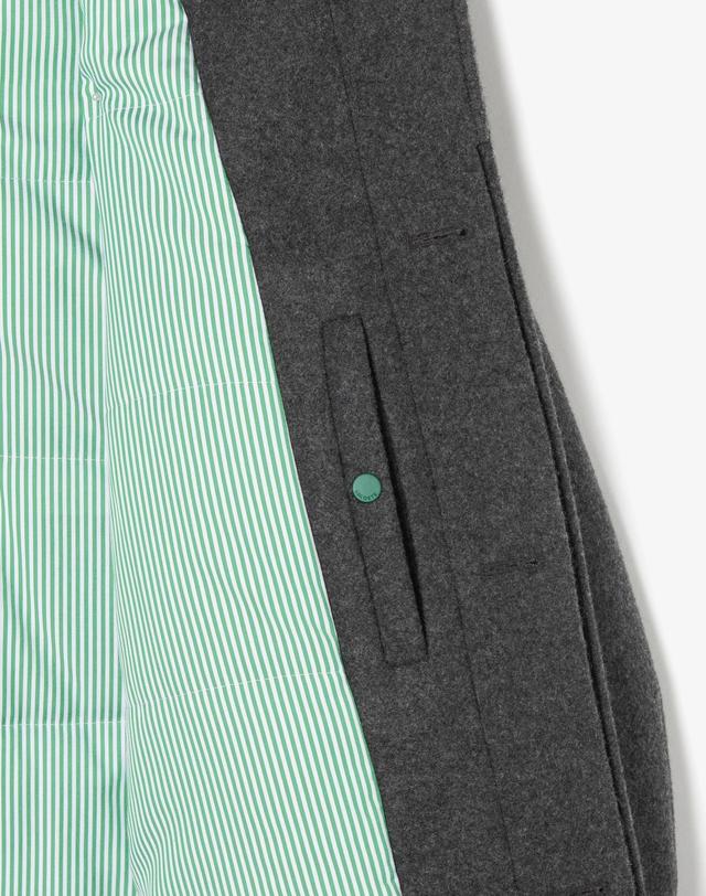 라코스테 [라코스테 공식] 남성 울/캐시미어 발마칸 코트 BH612E-56N EL6 착용컷