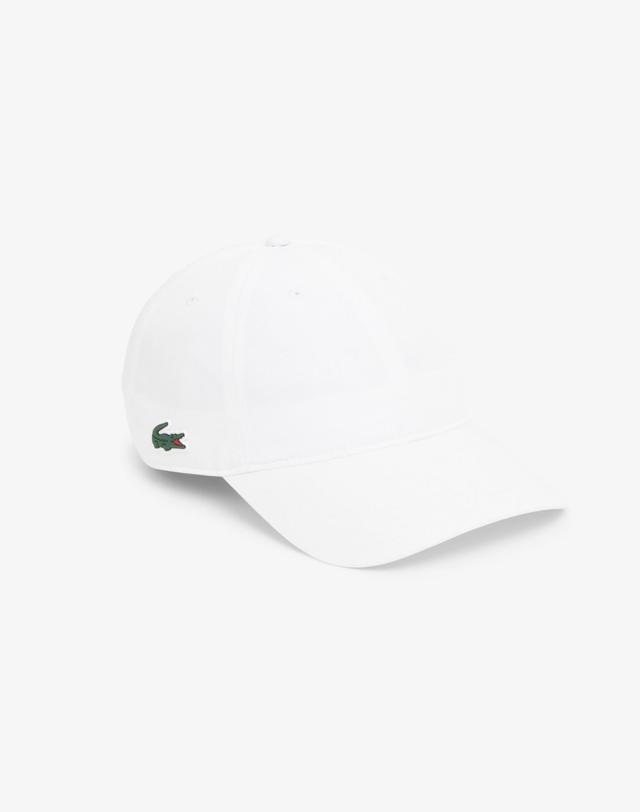 라코스테 [라코스테 공식] 남성 다이아몬드 타프타 트레이닝 캡 RK2662-56N 001 착용컷