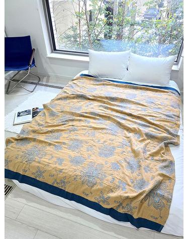 블랑쉬 골든블룸 퀸사이즈 150x200 거즈이불