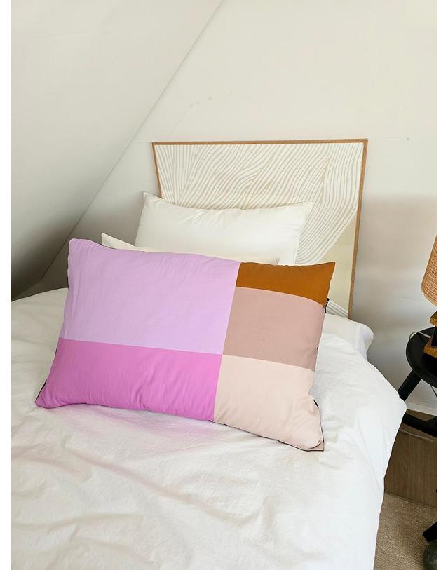 블랑쉬하우스 블랑쉬 로즈 모먼트 60수 long staple cotton 베개커버 착용컷