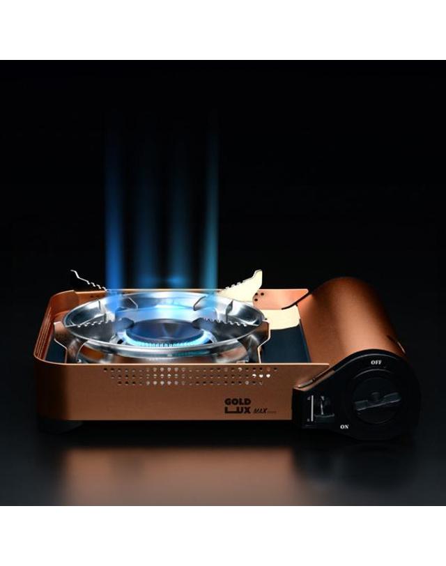 맥스 맥스 골드 레인지 MS-77 가스렌지 부르스타 버너 케이스포함 착용컷