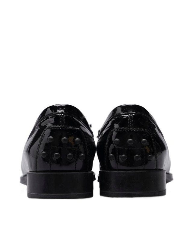 토즈 [중고명품] [중고] 220mm 블랙 페이던트 프린지 태슬 여성 로퍼 PC0244 SH00005 BLACK 착용컷