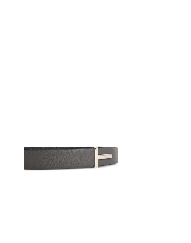 톰포드 [명품] 26FW 톰포드 T버클 남성 벨트 TB178 LCL236S TNE 진한 그레이 착용컷