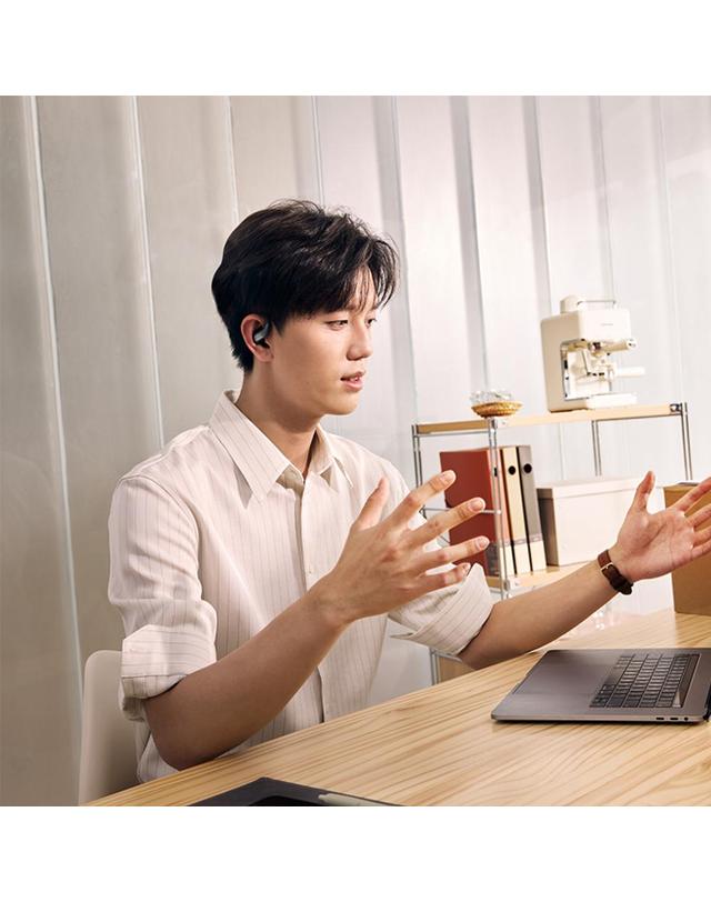 샥즈 샥즈 오픈핏 에어 2 T520 오픈형 공기전도 무선 블루투스 이어폰 착용컷