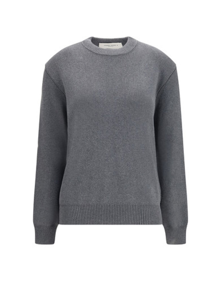 골든구스 [해외] 해외 이태리배송 AW26 골든 구스 여성 뒷면 로고가 있는 코튼 크루넥 스웨터 GWP00951P000662_<b>60304</b> F77PXX00416