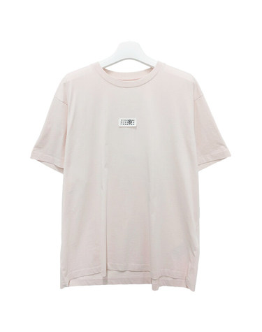[명품] 26FW MM6 메종 마르지엘라 뉴메릭 넘버 로고 반팔티 라이트 핑크 SH0GC0071 M20170 231