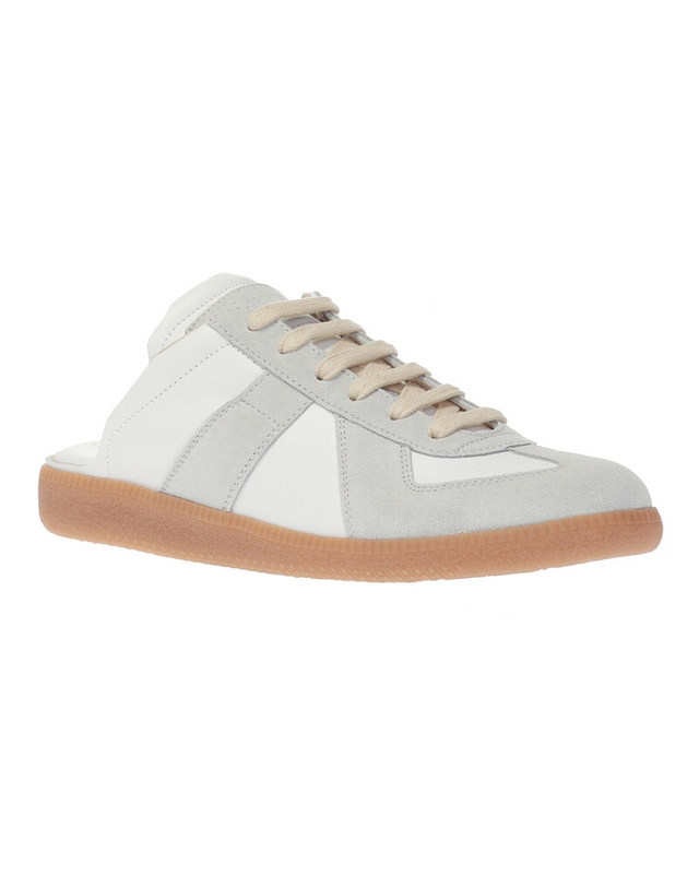 메종 마르지엘라 [명품] 메종마르지엘라 25FW 여성 컷아웃 독일군 스니커즈 화이트 S58WS0107 P1895 T1016 밝은 그레이 착용컷