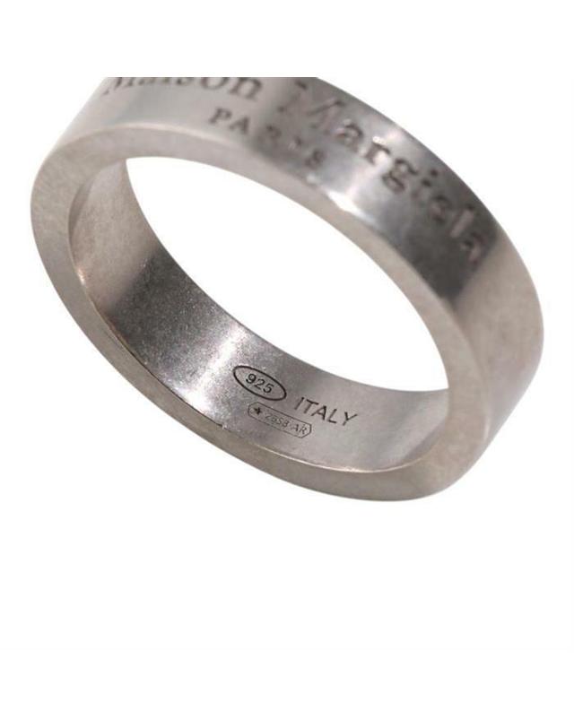 메종 마르지엘라 [명품] 메종 마르지엘라 5mm 로고 링 실버 SM1UQ0064 SV0091 951 밝은 그레이 착용컷