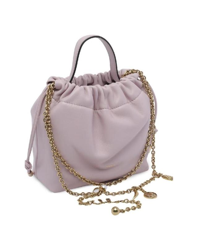 끌로에 [해외직구] 그란데비타 해외 끌로에 여성 CHLOE ICONS LEATHER MINI BUCKET BAG CH26SP126R126F8 착용컷
