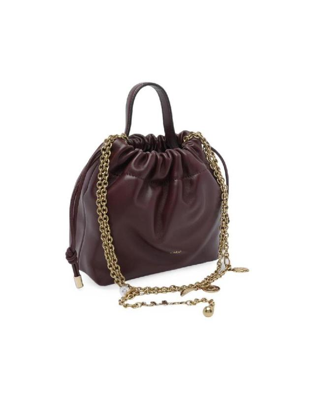 끌로에 [해외직구] 그란데비타 해외 끌로에 여성 CHLOE ICONS LEATHER MINI BUCKET BAG CH26SP126R12606 착용컷